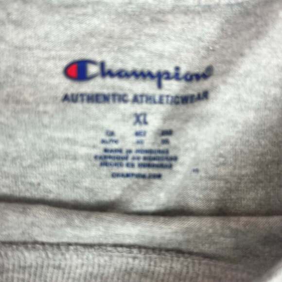 Champion Men's Gray Extra Large Long Sleeved T-Shirt - Picture 3 of 10